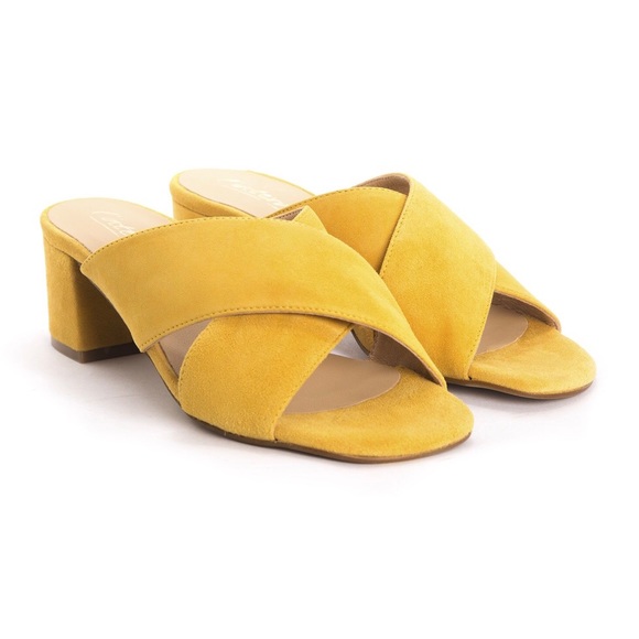 ILLY YELLOW SUEDE Sandal, size 37 - Picture 3 of 6